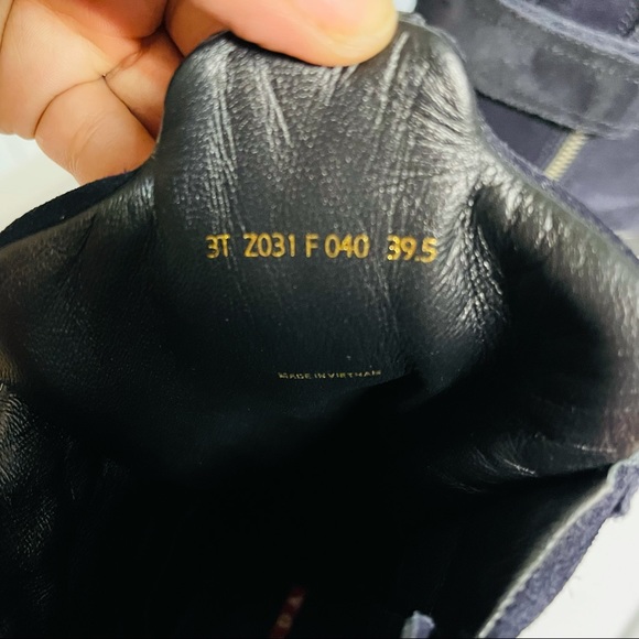 Like-new Prada high-top suede wedge sneakers 39.5 - Picture 6 of 10